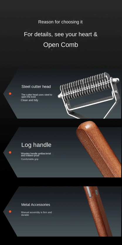 Self-Cleaning Pet Grooming Brush