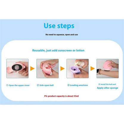 Silicone Sunscreen Roller Applicator
