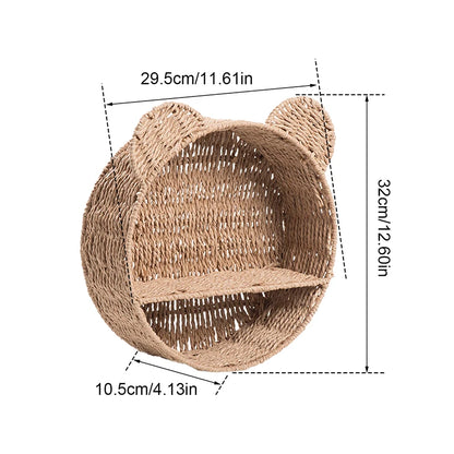 Imitation Rattan Food Grade Plastic Basket Storage