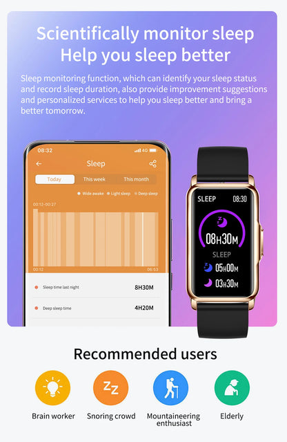 LIGE Smart Bracelet For Android IOS