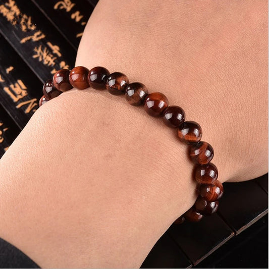 Obsidian Beaded Bracelet