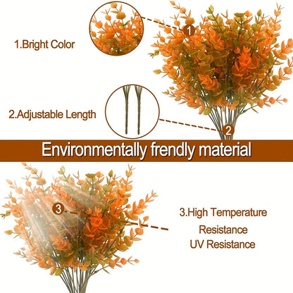 Artificial Fall Flowers Outdoor Garden Decor