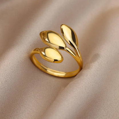 Gold Color Stainless Steel Rings