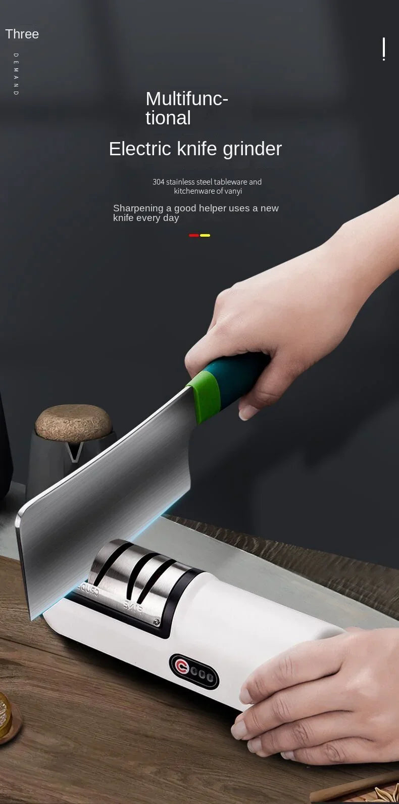 Multifunctional Electric Knife Sharpener