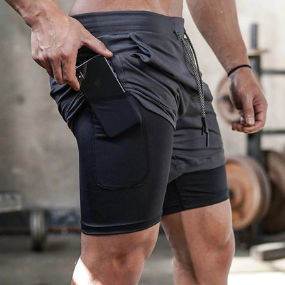 Camo Running Shorts Men Gym Sports Shorts - BestShop
