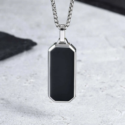 Casual Black Enamel Necklaces