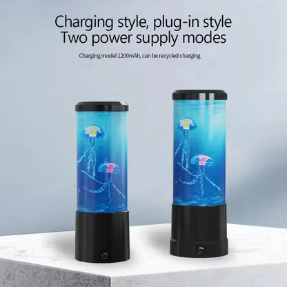 Lámpara LED de medusas de 7 colores 