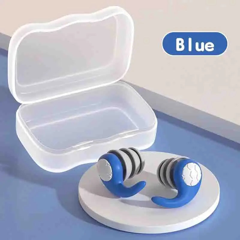 Soft Silicone Earplugs with Noise Cancellation