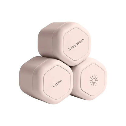 3Pcs Portable Magnetic Cosmetic Dispenser