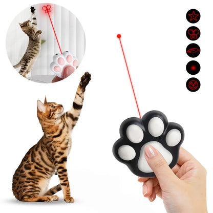 Multi-pattern Rechargeable Cat Laser Toy