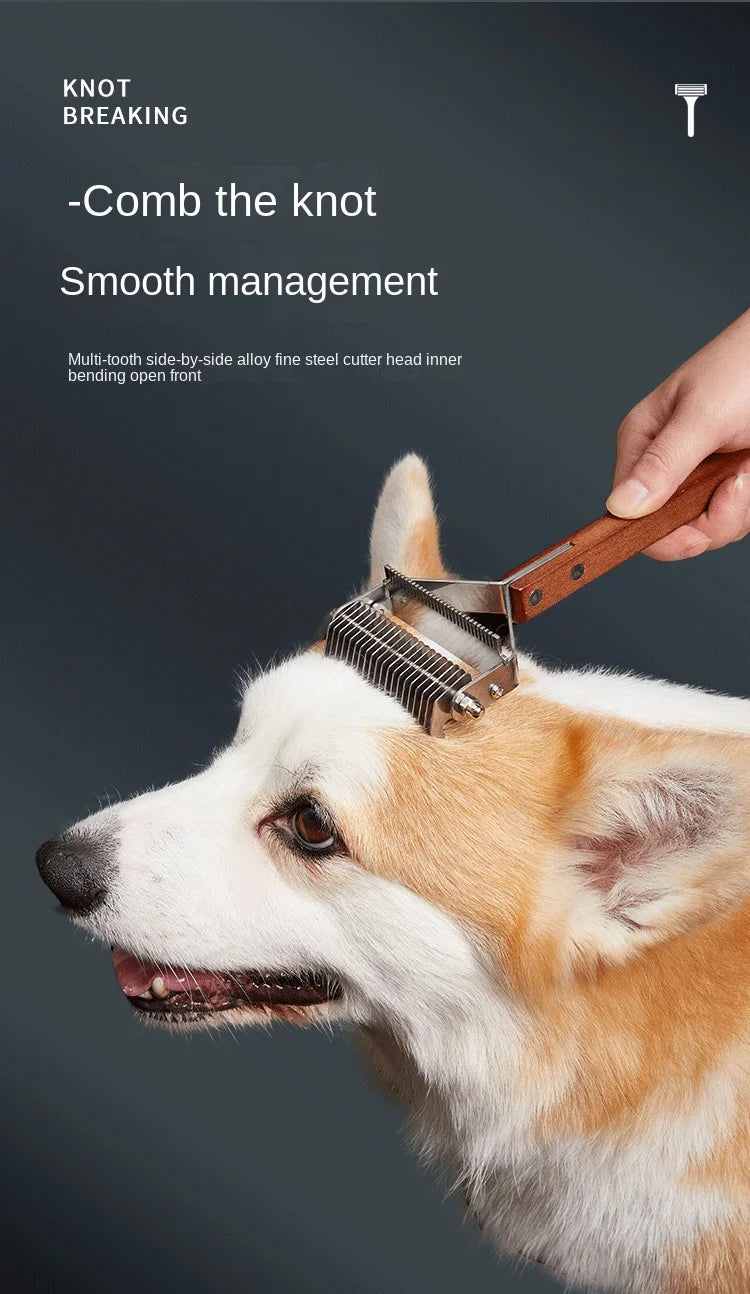 Self-Cleaning Pet Grooming Brush