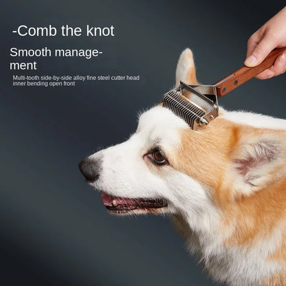 Self-Cleaning Pet Grooming Brush