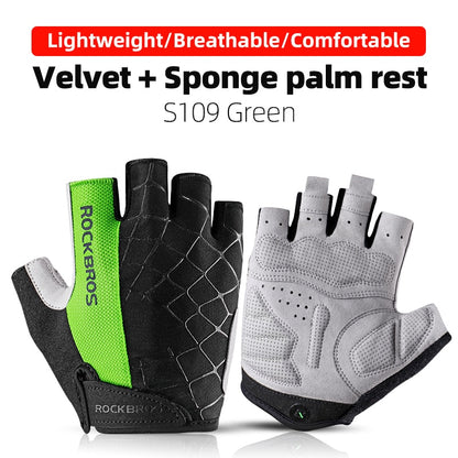 Cycling Gloves Half Finger Shockproof Wear - BestShop