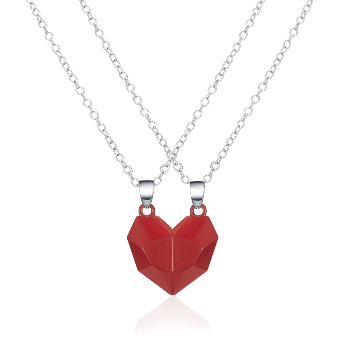 Magnetic Heart Couple Necklace