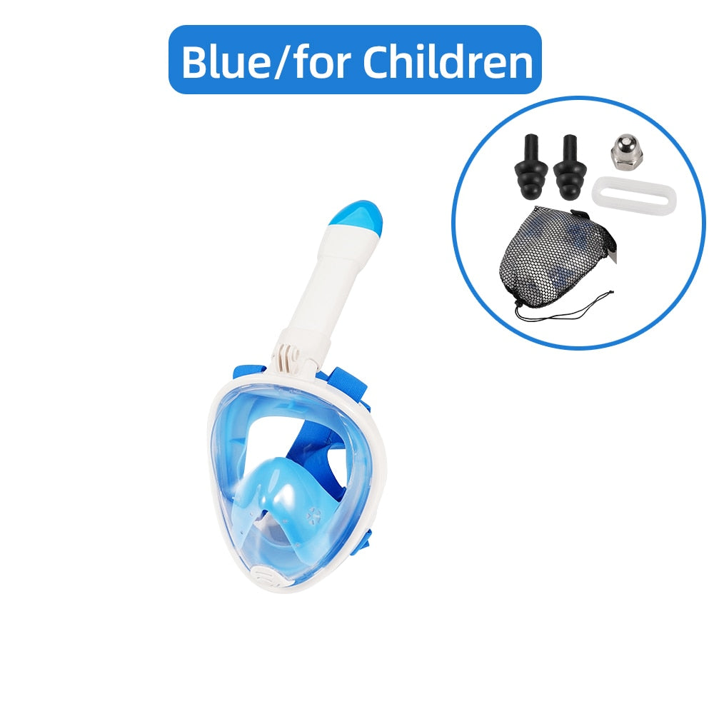 Full Face Snorkel Mask Wide View - BestShop