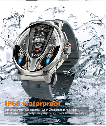 AMOLED Men GPS Track Smart Watch