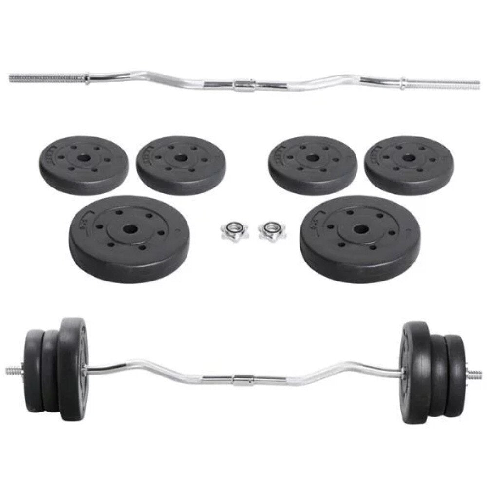Barbell Dumbbell Weight Set Lifting Exercise Workout - BestShop
