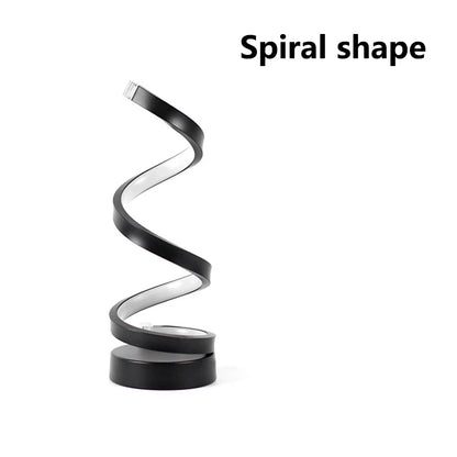 USB LED Table Lamp Spiral Desk Light