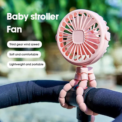 Portable Oscillating Pram Mini Fan Mini