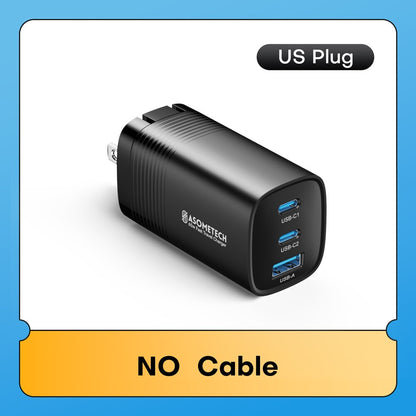 ASOMETECH USB Type C Charger 65W 45W Quick Charger - BestShop
