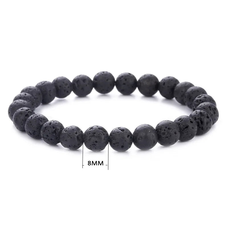 Obsidian Beaded Bracelet