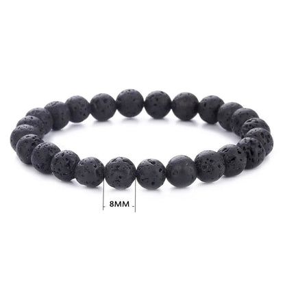 Obsidian Beaded Bracelet