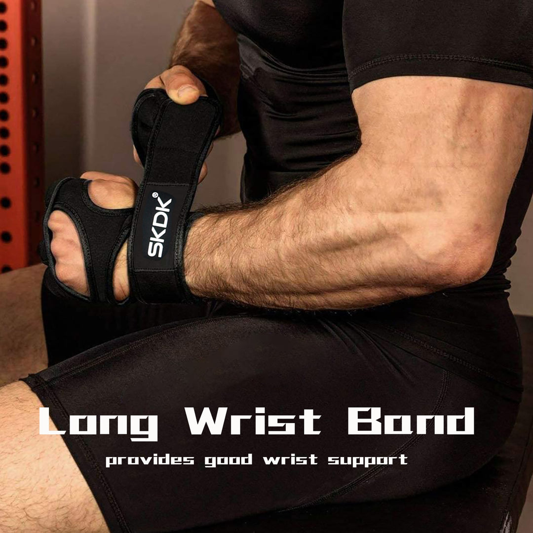 SKDK Weight Lifting Fitness Gloves With Wrist Wraps - BestShop