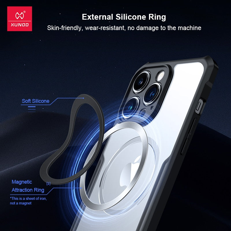 Xundd Magnetic Case For iPhone 14 Pro Max 14 Plus iPhone 13 12 - BestShop