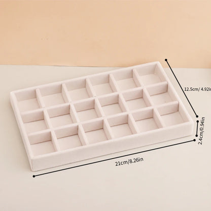 Velvet Jewelry Tray Storage Drawer