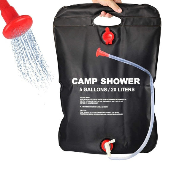 Water Bags 20L Outdoor Camping Hiking Solar Shower Bag - BestShop