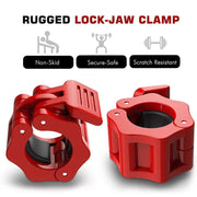 Spinlock Collars Barbell Collar Lock Dumbell Barbell Clamps - BestShop