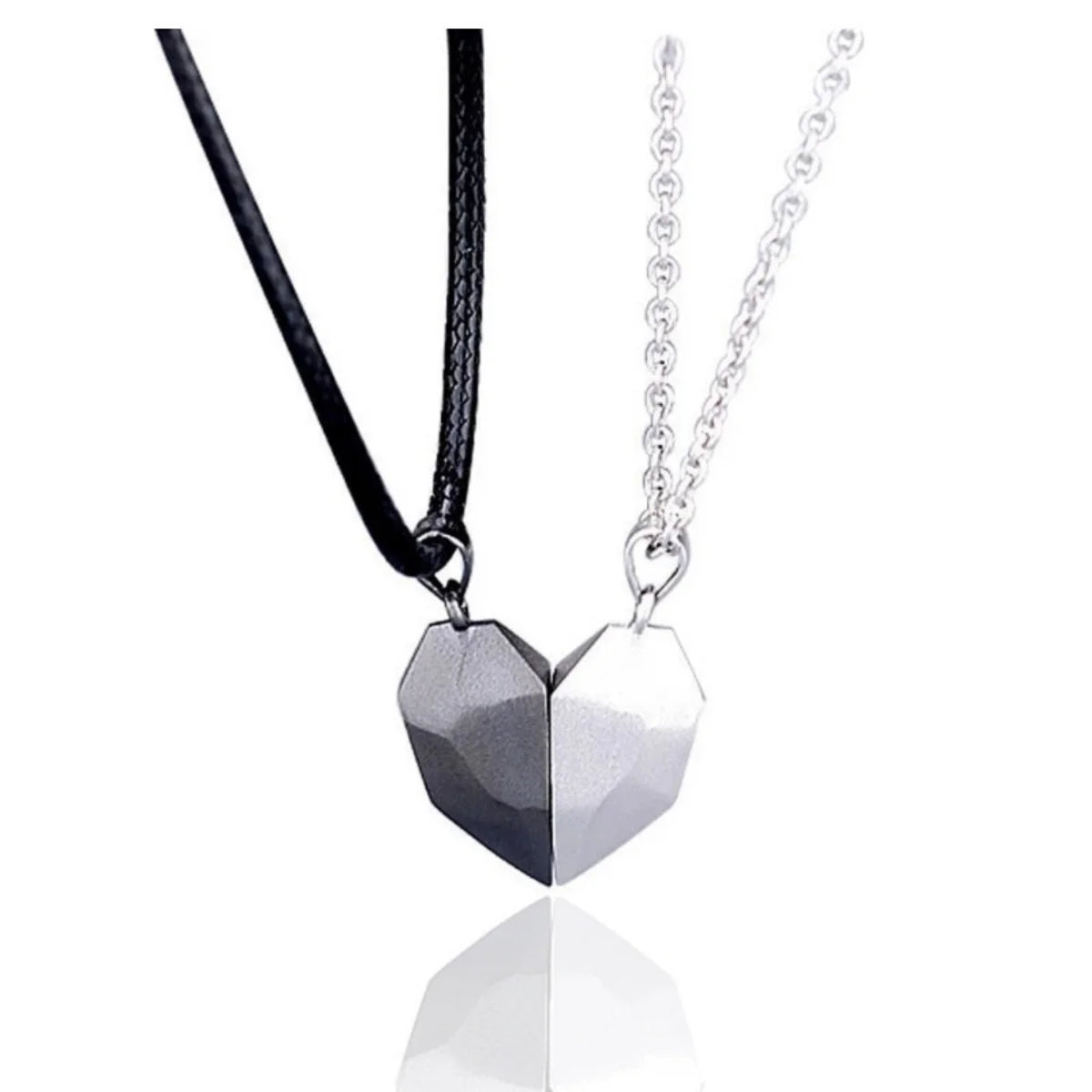 Magnetic Heart Couple Necklace