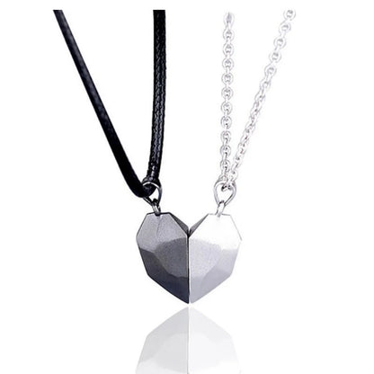 Magnetic Heart Couple Necklace