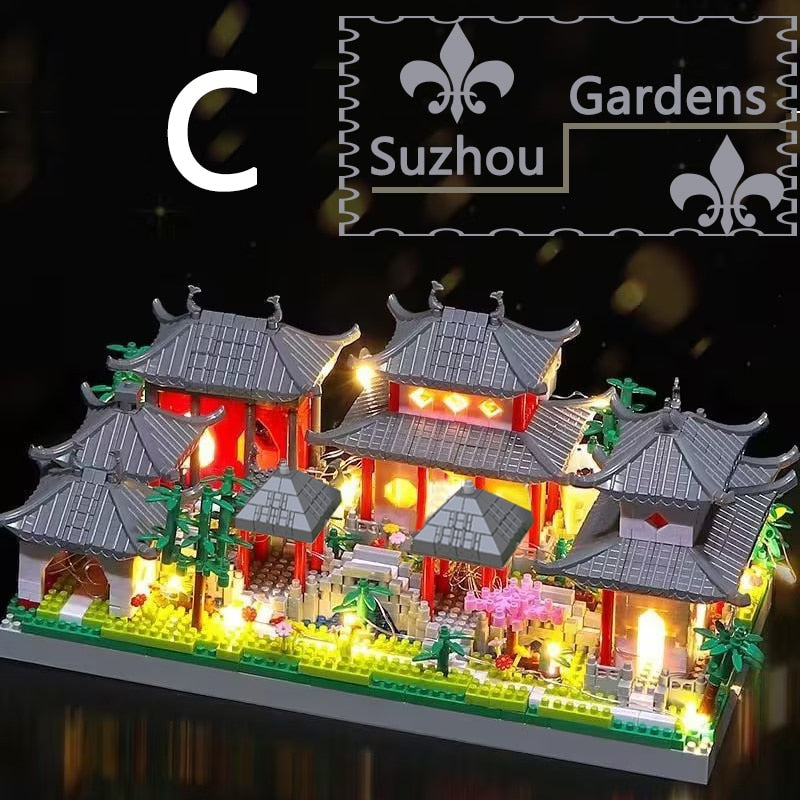 China Suzhou Classic Garden Series Famous Building Block Set - BestShop