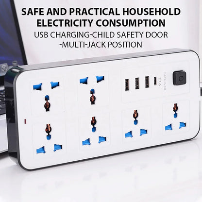 Universal Power Strip TypeC USB Port