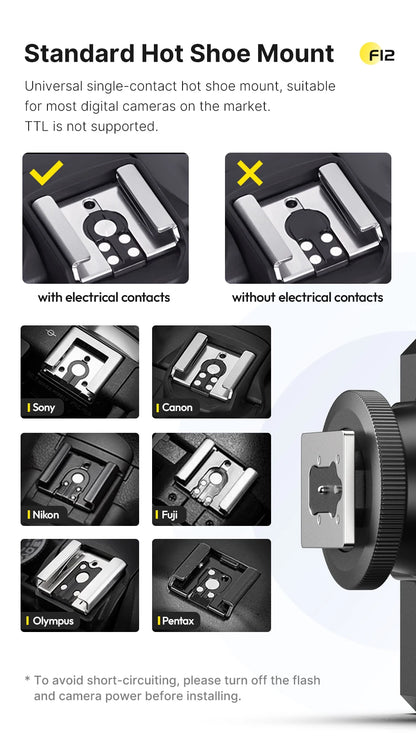 Ulanzi F12 Mini Camera Flash Speedlite