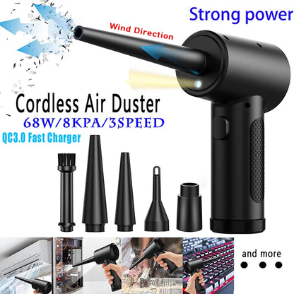51000 RPM Compressed Air Duster For Keyboard