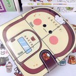Load image into Gallery viewer, Paper Waffle Quiet Colorful Bread Cartoon Book

