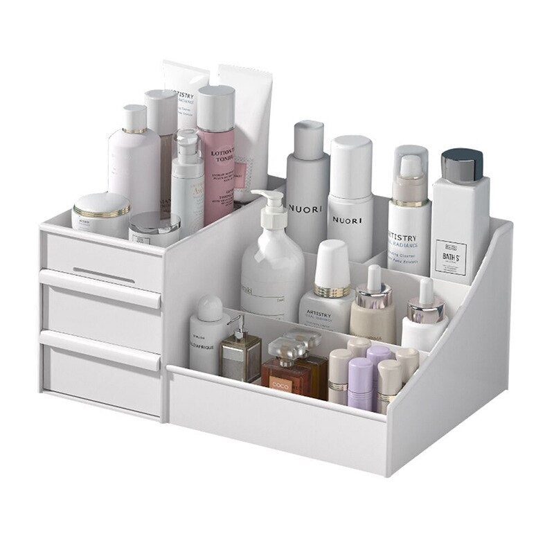 Drawer Makeup Storage Box Dormitory Finishing Plastic Shelf - BestShop