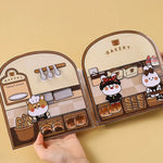 Load image into Gallery viewer, Paper Waffle Quiet Colorful Bread Cartoon Book
