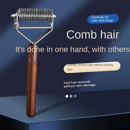 Self-Cleaning Pet Grooming Brush
