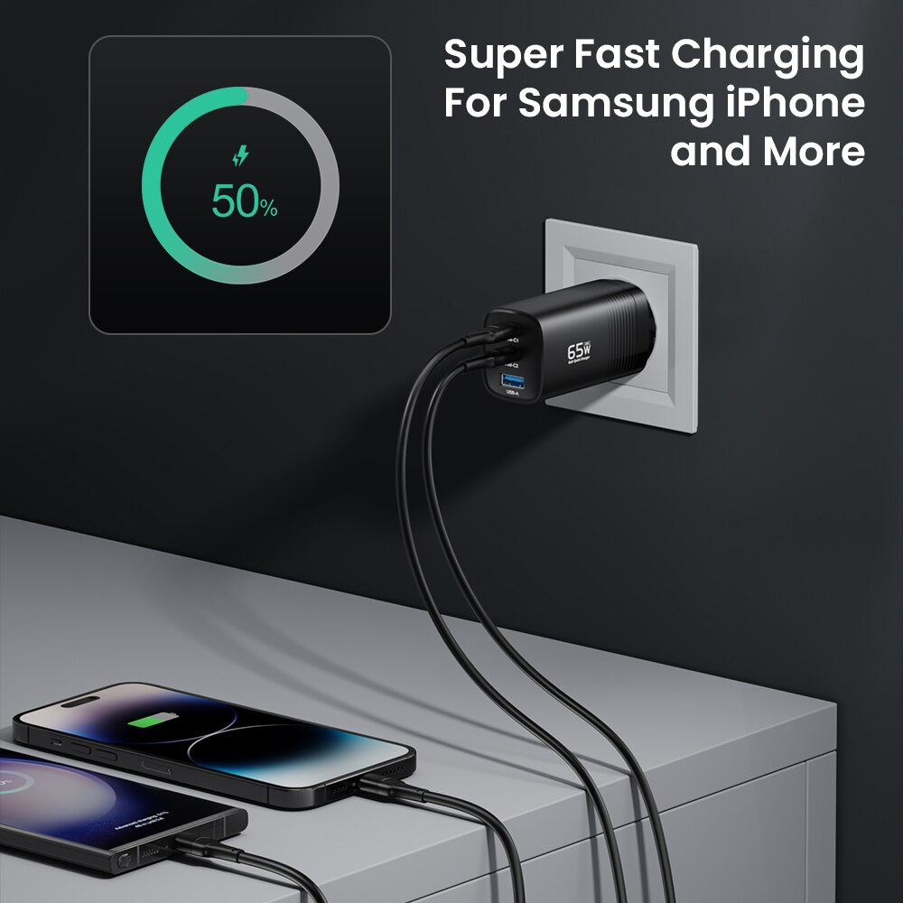 ASOMETECH USB Type C Charger 65W 45W Quick Charger - BestShop