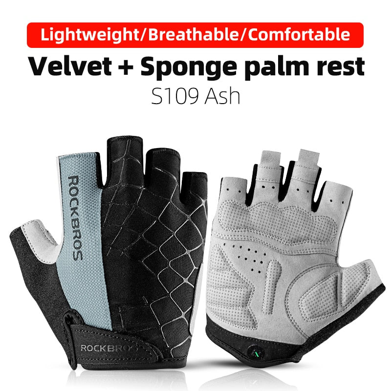Cycling Gloves Half Finger Shockproof Wear - BestShop
