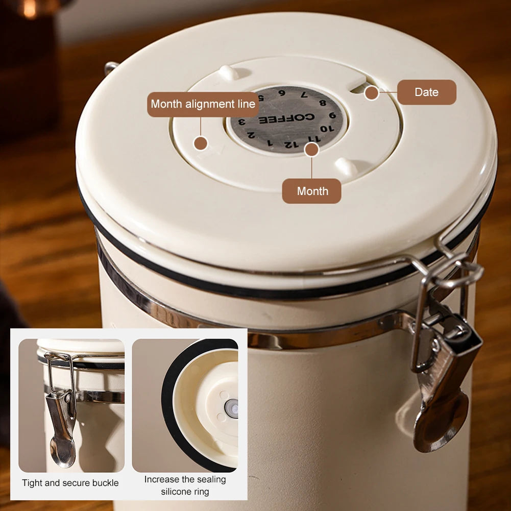 Coffee Beans Vacuum Sealed Jug