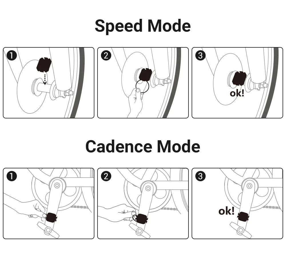 COOSPO BK467 Dual Mode Cadence &amp Speed Sensor