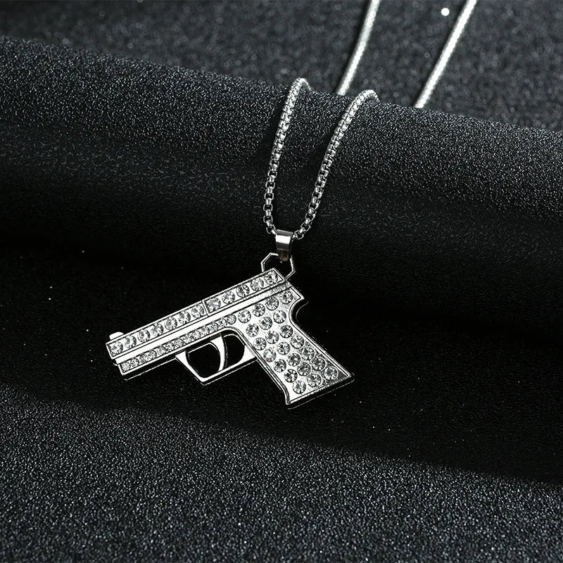 ZAKOL Hip Hop Cross Pendant Necklace