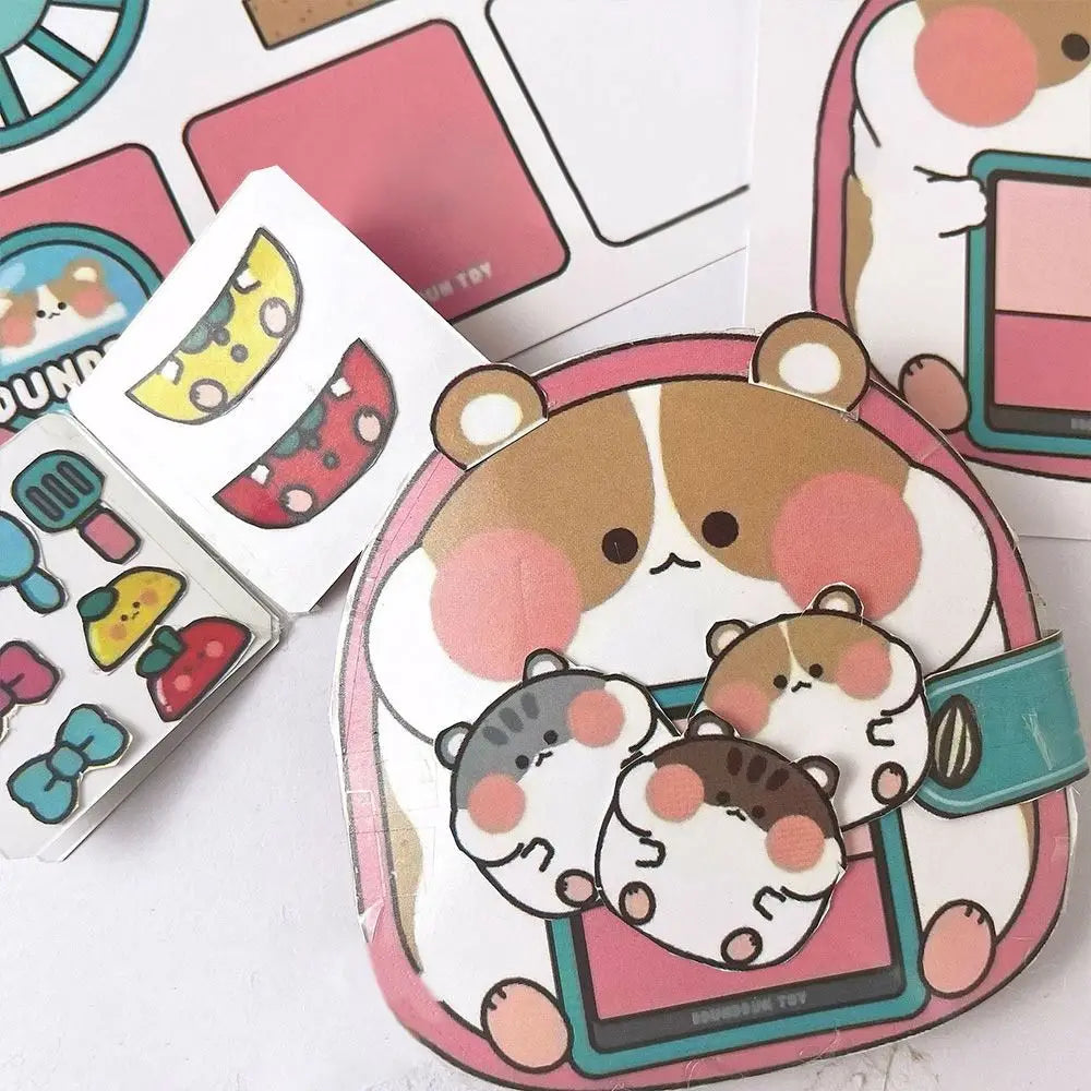 Paper Waffle Quiet Colorful Bread Cartoon Book