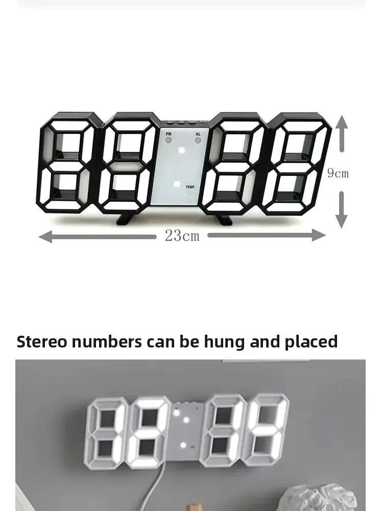 3D LED Digital Clock