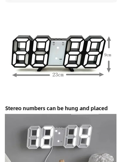 3D LED Digital Clock