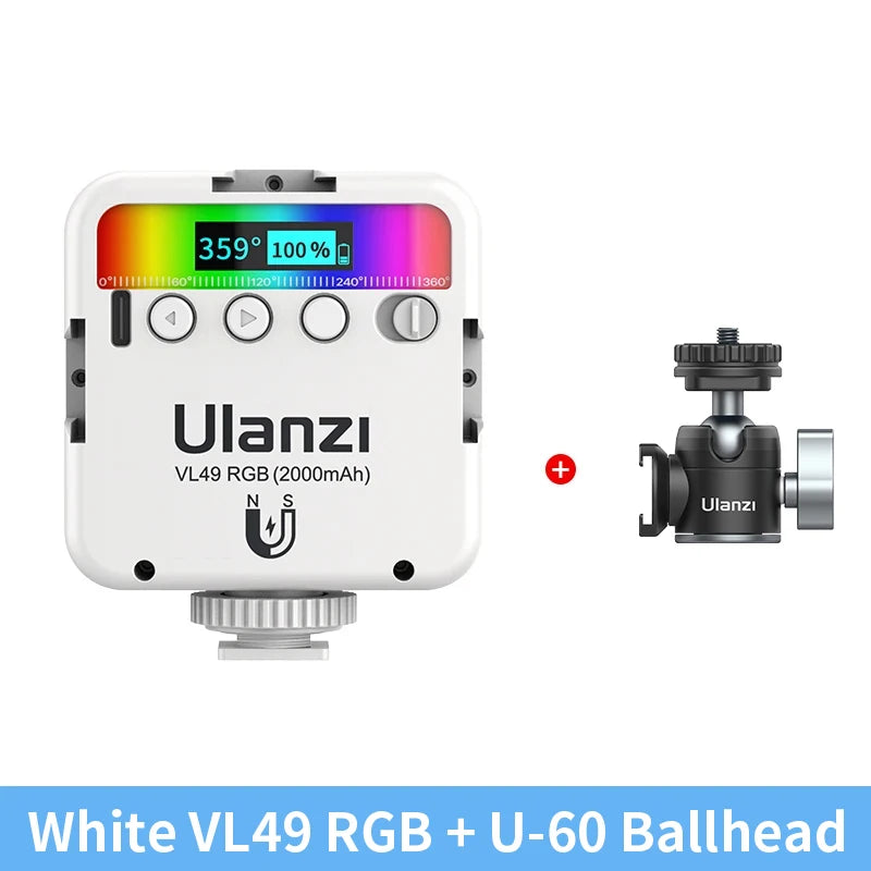 Ulanzi VL49 Full Color RGB LED Video Light
